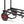 Pyle Compact Adjustable Folding Hand Truck Dolly Platform Equipment Cart, Black
