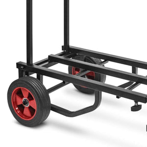 Pyle Compact Adjustable Folding Hand Truck Dolly Platform Equipment Cart, Black