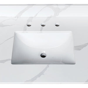 49-Inch Quartz Bathroom Vanity Top
