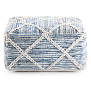 Cowan - Handcrafted Square Pouf