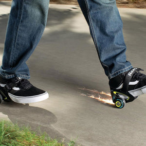 Razor Heavy Duty Jetts Heel Wheels with Included Spark Pads and Skid Pads, Green - TRAPSKI