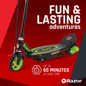 Razor Power Core E90 Sleek Electric Scooter with Push Button Throttle, Pink