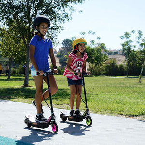 Razor Power Core E90 Sleek Electric Scooter with Push Button Throttle, Pink