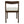 Solid Rubber Wood Dining Chairs (Walnut + Beige) Set of 2