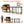 Large Brown and Black Wooden Chicken Coop
