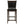 Upholstered Counter Height Stools (Set of 2) - Black / Espresso