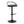 Grotto - Contemporary Adjustable Barstool With Swivel With Rounded T Footrest Elegant Design (Set of 2)
