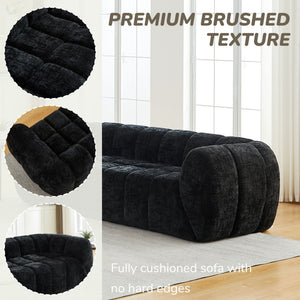 Modern Sofa With Piano Key Backrest