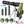 10X-300X Zoom Monocular Telescope High Definition Phone Telephoto Lens w/ Phone Holder Clamp Tripod For Hunting Hiking Sightseeing