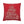 Red Velvet Christmas Throw Pillow with Merry Christmas Embroidery