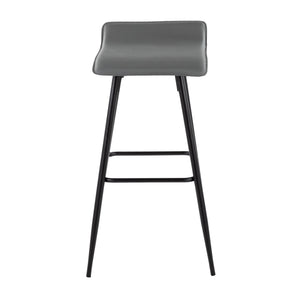 Ale - Contemporary Fixed-Height Bar Stool (Set of 2)