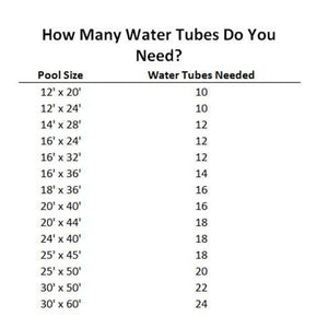 Swimline 1x10 Ft Swimming Pool Winter Cover Water Tube Double Inground (6 Pack)