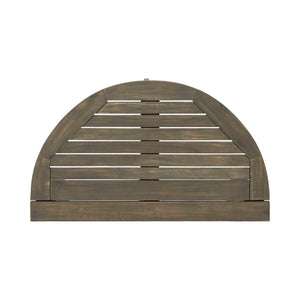 Outdoor Half Round Folding Acacia Wood Bistro Table