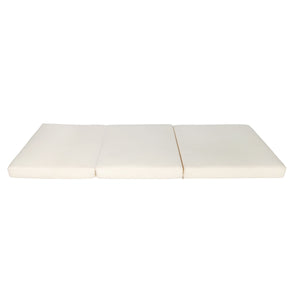 Acacia Wood Chaise Lounge with Cushion