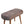 Solid Wood Faux Fur Fabric Bench, Upholstered, Nordic Legs