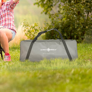 Disc-O-Bed Single Cot, Portable Sleep Solution for Tents & Cabins, Grey, Large