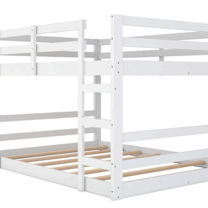 Solid Construction, Bunk Bed With Ladder