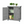 Potting Bench with Storage Cabinet and Metal Table Top