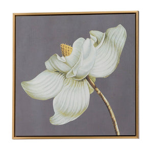 Botanical Wall Art Prints, Home Decor For Living Room Dining Room Bedroom Hallway (Set of 4) - Gray