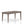 Rustic Dining Table 2 Storage Drawers And Leaf - Gray