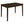 Arvin - 5 Piece Dining Set With Rectangular Table And Bench With Seats - Cappuccino
