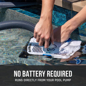 Hayward TracVac Lightweight Suction Vacuum Cleaner for In Ground Pools, White