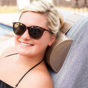 TRC Recreation Super Soft Closed Cell Foam Weighted Spa and Bath Pillow, Gray