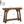 Console Table With 2 Tier Storage - Rustic Brown