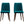 Katie - Mid-Century Modern Dining Chair (Set of 2)