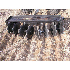 Field Tuff 51 Inch ATV Single Gang Heavy Duty Steel Disc for Cultivating, Black - TRAPSKI