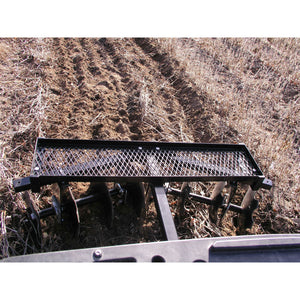 Field Tuff 51 Inch ATV Single Gang Heavy Duty Steel Disc for Cultivating, Black - TRAPSKI