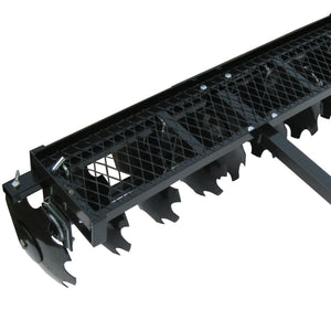 Field Tuff 51 Inch ATV Single Gang Heavy Duty Steel Disc for Cultivating, Black - TRAPSKI