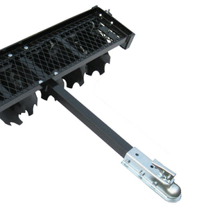 Field Tuff 51 Inch ATV Single Gang Heavy Duty Steel Disc for Cultivating, Black - TRAPSKI