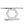 Sparkling Crystal Hexagon Mirror Entryway Premium Modern Foyer Console Table With Diamond Glass Effects, Dual Tier Luxury Sofa Table - Silver