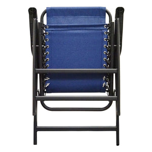 Caravan Canopy Suspension Portable Folding Sports Chair with Bungee System, Blue