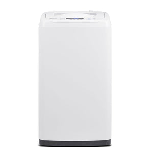 Magic Chef Compact Portable Top Load Washer with Space Saving Design, White