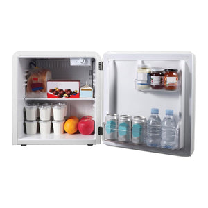 Magic Chef 1.6 Cubic Feet Retro Style Mini Fridge with Interior LED Light, White