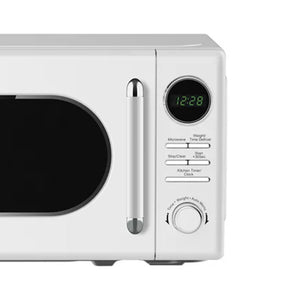 Magic Chef 0.7 Cubic Feet 700W Small Classic Retro Countertop Microwave, White