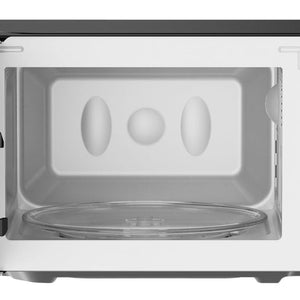 Magic Chef 0.7 Cubic Feet 700 Watt Classic Retro Microwave, Black (Damaged)