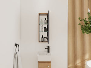 10'' Bathroom Mirror Cabinet with Storage