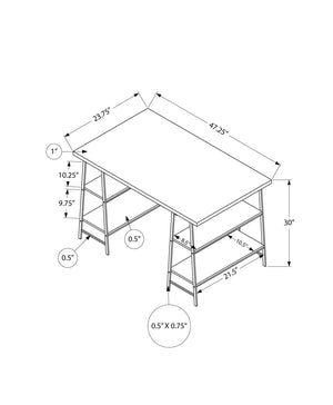 Computer Desk for Home Office with Storage Shelves