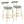 Rhonda - Glam Counter Stool (Set of 2)