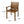 Amethyst Outdoor Dining Chair With Slat Design (Set of 2) - Natural