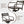 Set of 2 Powder-Coated Steel 360° Swivel Outdoor Dining Chairs with All-Weather Cushions