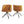 270 Degree Swivel Upholstered Desk Chairs (Set of 2)