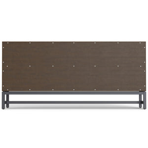 Banting - Low Wide Bookcase - Walnut Brown