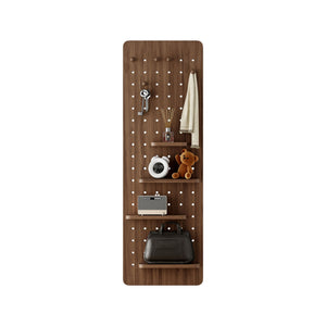 Wall Mounted Full Length Mirror With Shelf And Hook