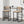 Kitchen Bar Stools with Footrest Set of 2 Paper Rope Weave Dining Chairs