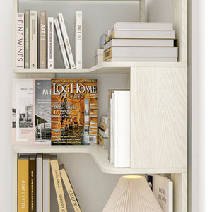 L-Shaped Design Corner Bookshelf