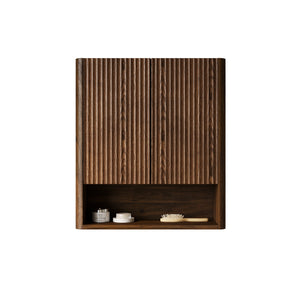 ZULA 26" Wall-Mounted Striped Bathroom Cabinet